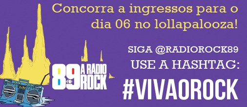 Promoção #vivaorock no Twitter
