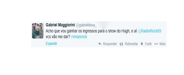 Resultado Promo Hugh Laurie no Twitter