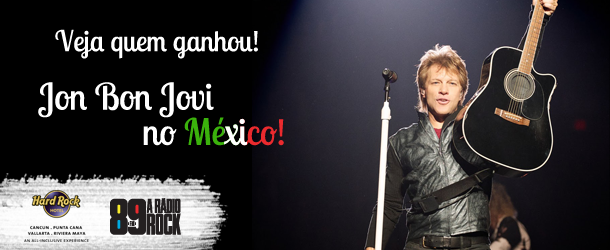 Resultado promo Bon Jovi no México com a 89