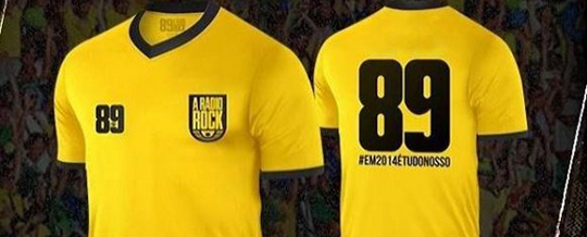 Ganhador Camiseta comemorativa Loja Rádio Rock