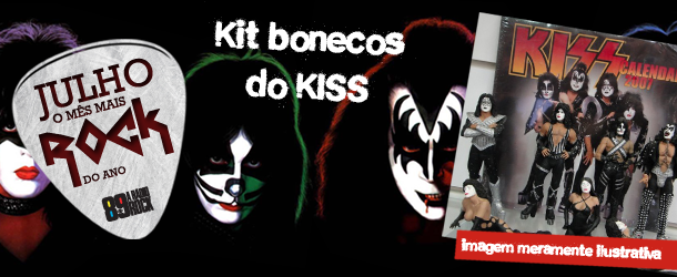 Ganhador kit bonecos do Kiss