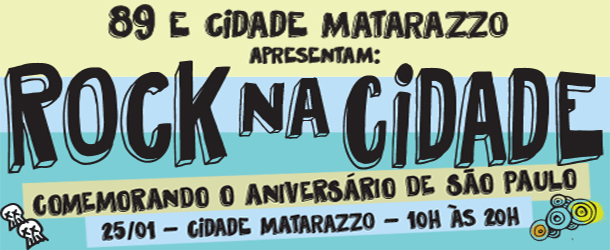 Festival “Rock na Cidade” comemora aniversário de São Paulo