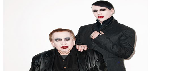 Veja pai de Marilyn Manson de maquiagem