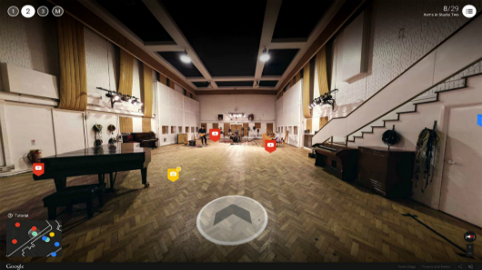 Google disponibiliza tour 360° pela Abbey Road Studios