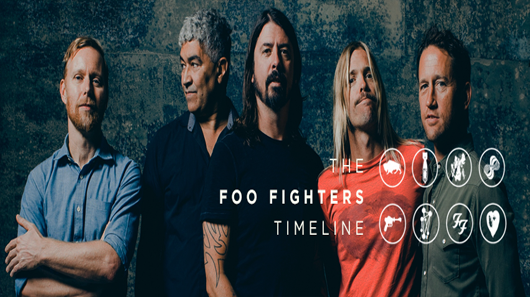 Lançada linha do tempo da carreira do Foo Fighters