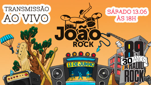 89 transmite o festival “João Rock”
