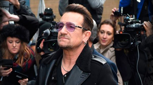 Questionado sobre novo governo brasileiro, Bono prefere não fazer comentários