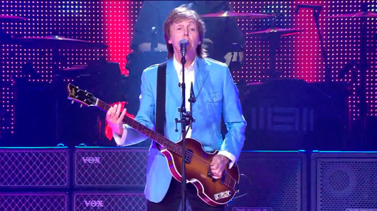 Paul McCartney dá preferência para clássicos em festival americano