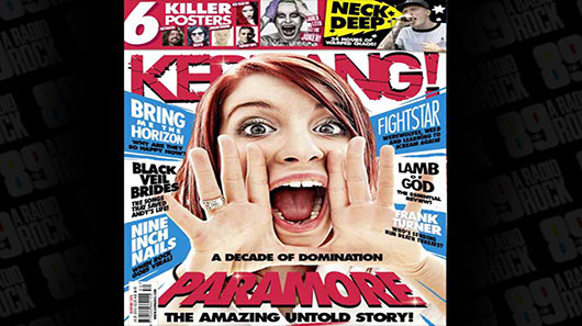 “Kerrang” comemora 10 anos da chegada do Paramore ao mercado fonográfico