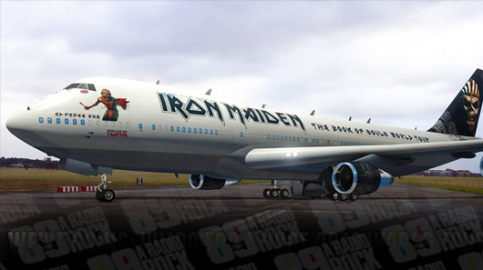 Iron Maiden anuncia turnê mundial e novo modelo de avião