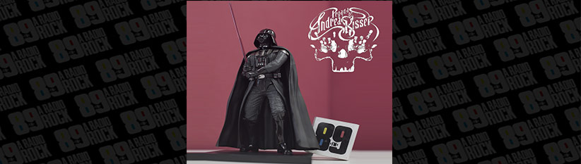 Promo Darth Vader no “Pegadas” de Andrreas Kisser