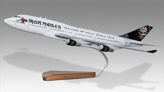 Empresa anuncia que lançará miniatura do novo avião do Iron Maiden
