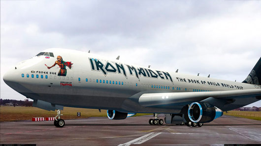 Avião do Iron Maiden liberado para voar para o Brasil
