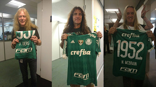 Palmeiras faz homenagem para Iron Maiden com camisas especiais