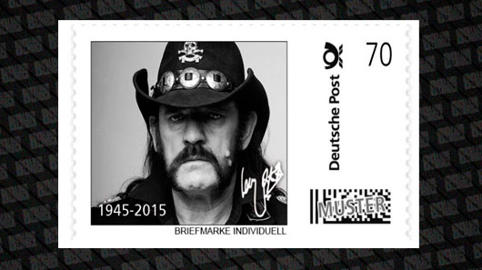 Selo postal homenageará Lemmy