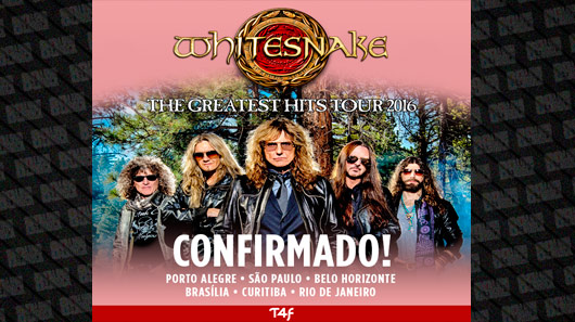 Whitesnake: confirmadas datas de shows no Brasil