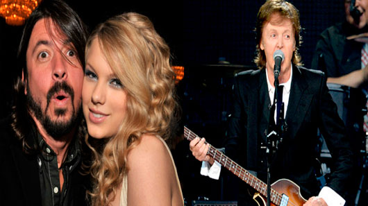 Dave Grohl  revela detalhes da noite que cantou com Paul McCartney e Taylor Swift