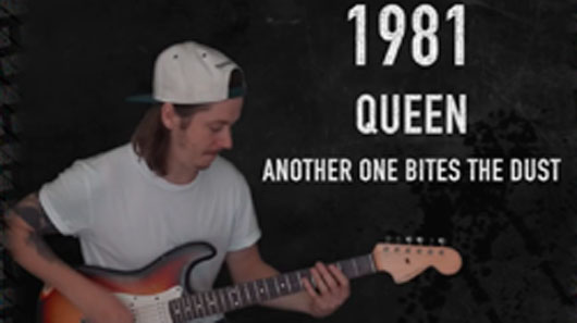 50 anos de rock em 2 minutos à guitarra