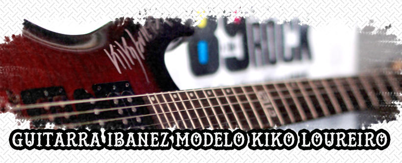 Promoção guitarra Kiko Loureiro