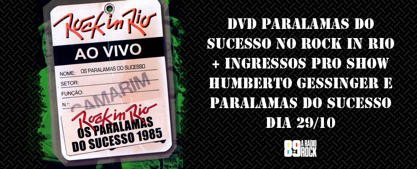 Promo Paralamas DVD + ingressos no Facebook