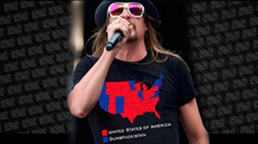 Kid Rock lança coleção de camiseta de Donald Trump