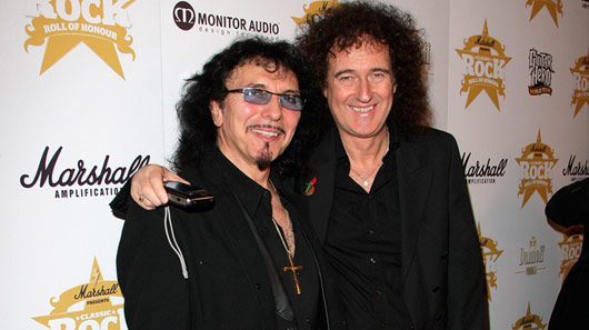 Tony Iommi e Brian May cogitam gravar um álbum