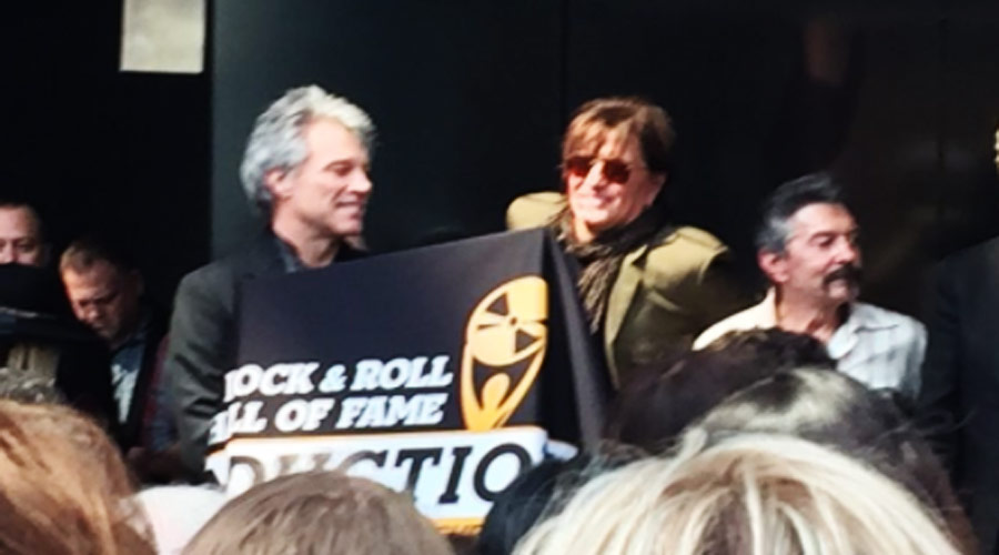 Jon Bon Jovi, Richie Sambora e Alec John Such aparecem juntos em público