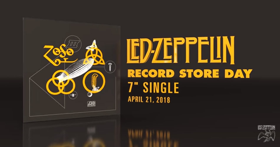 Led Zeppelin divulga trailer para single especial da Record Store Day