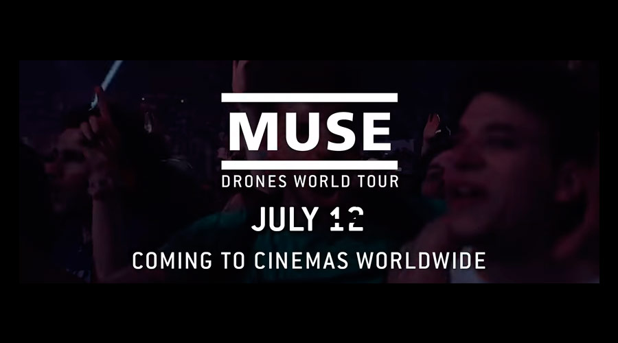 Muse divulga vídeo promocional de filme que chega mês que vem aos cinemas