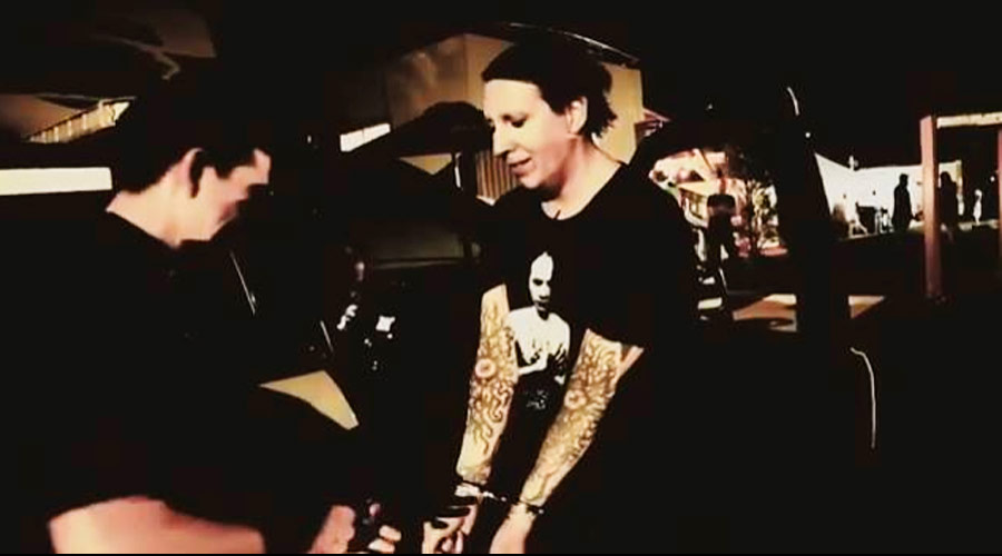 Marilyn Manson é preso após show nos Estados Unidos, só que não