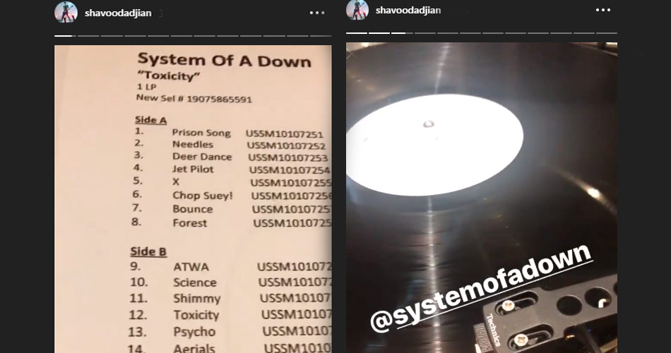 System Of A Down: dois primeiros discos serão relançados em vinil
