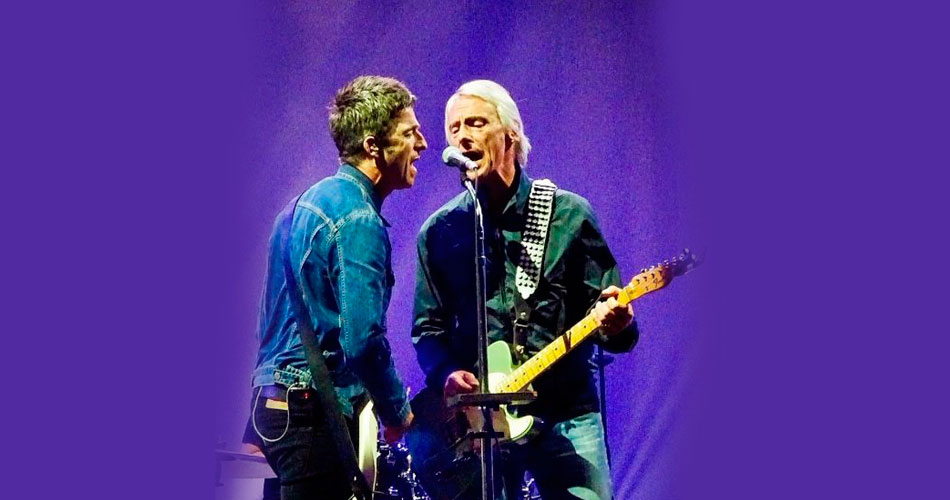 Noel Gallagher e Paul Weller apresentam cover dos Beatles e The Jam em show
