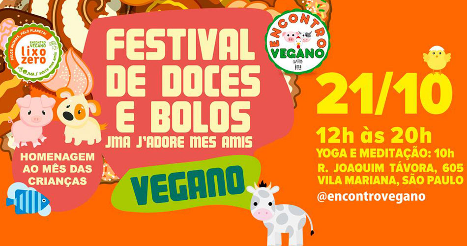 Mês das crianças: Vila Mariana recebe Festival Vegano de Doces e Bolos