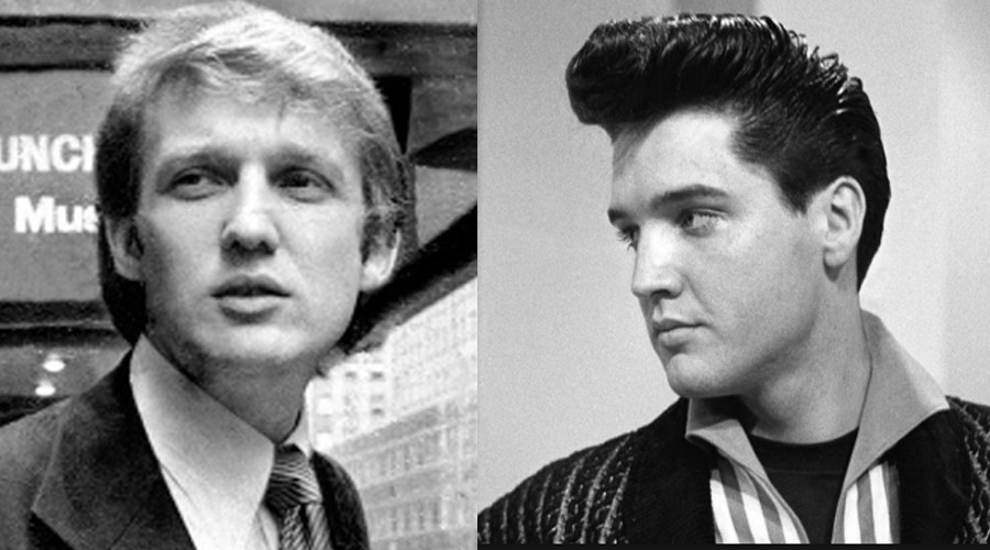 Donald Trump diz que na juventude era parecido com Elvis Presley