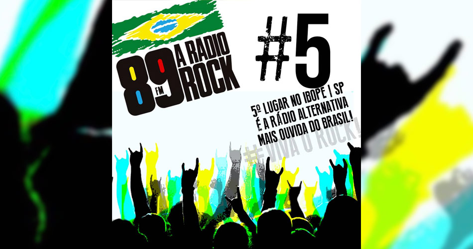 89 A Rádio Rock chega ao top 5 em São Paulo