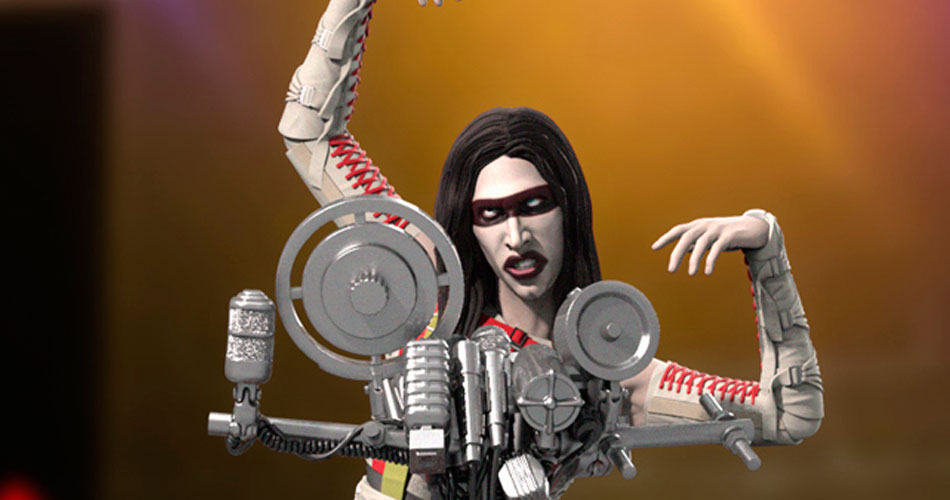 Marilyn Manson ganha estátua inspirada no clipe de “The Beautiful People”
