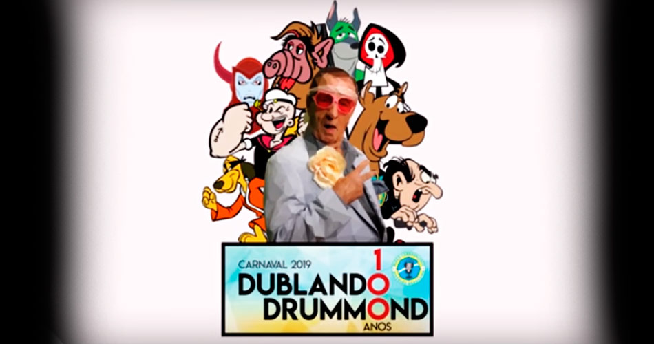 Bloco de dubladores faz homenagem a Orlando Drummond, dono da voz de Popeye, Scooby Doo, entre outros personagens