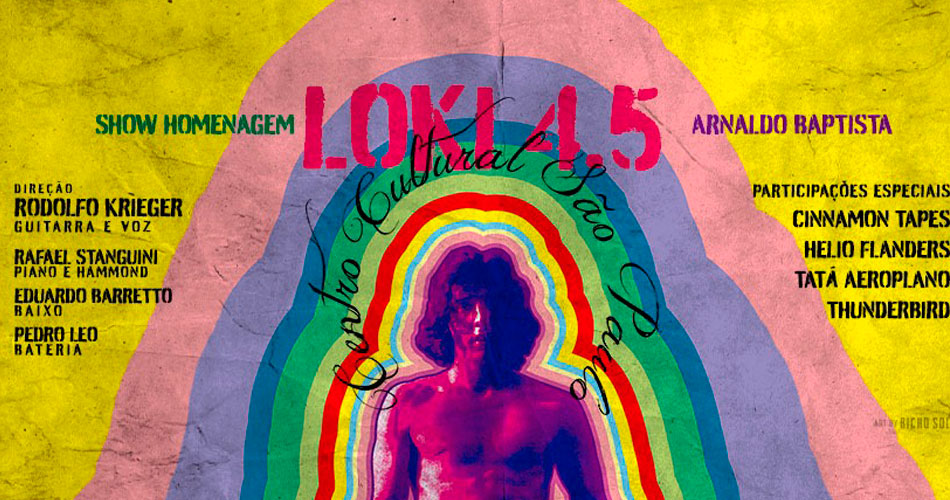 Arnaldo Baptista ganha homenagem aos 45 anos do álbum “Lóki?” em SP