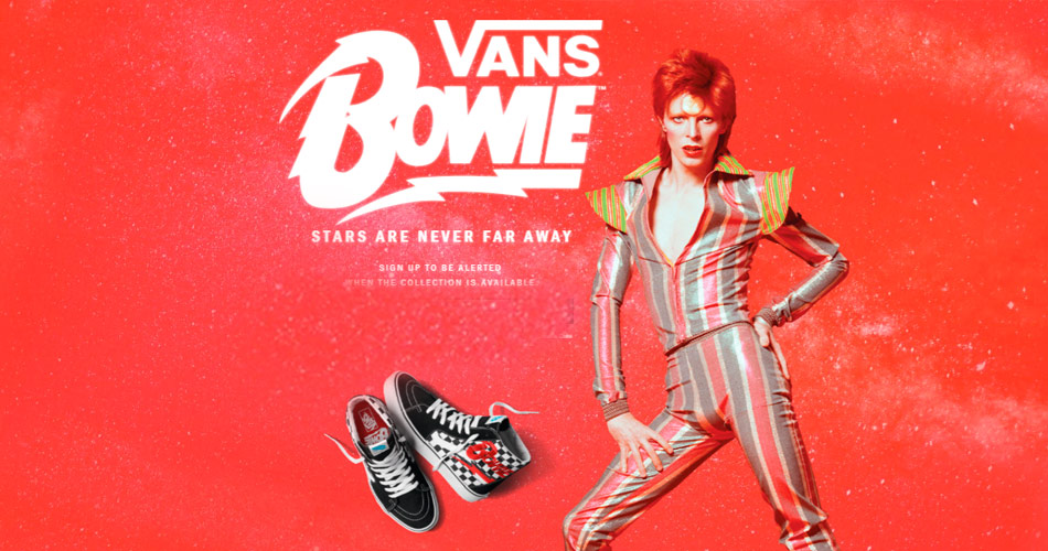 David Bowie ganha coleção especial de tênis da Vans