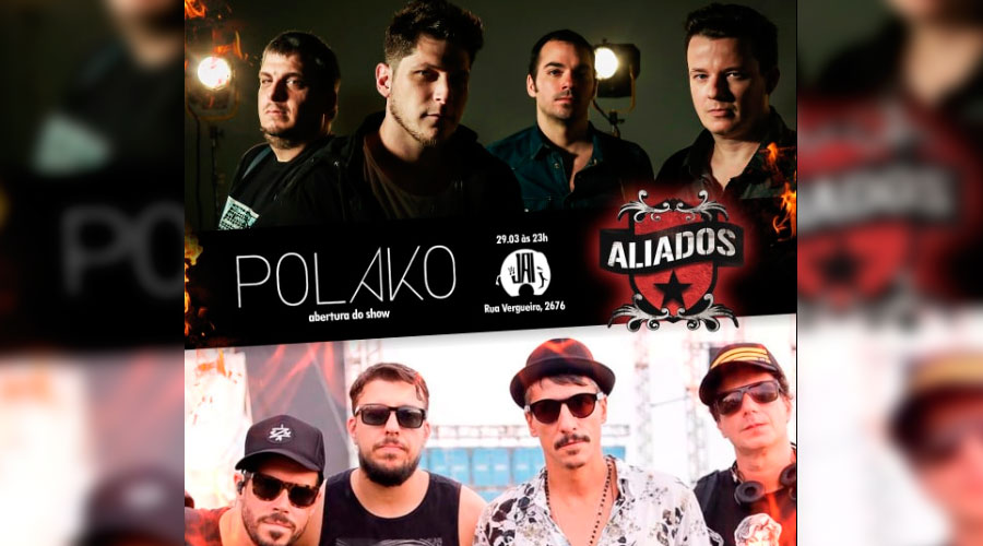 POLAKO apresenta seu novo show em SP ao lado da banda Aliados