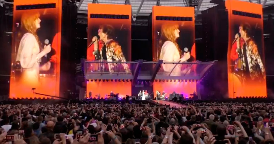 Veja Rolling Stones cantando “Wild Horses” com Florence Welch