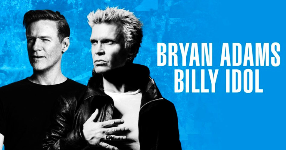 Bryan Adams e Billy Idol anunciam turnê conjunta
