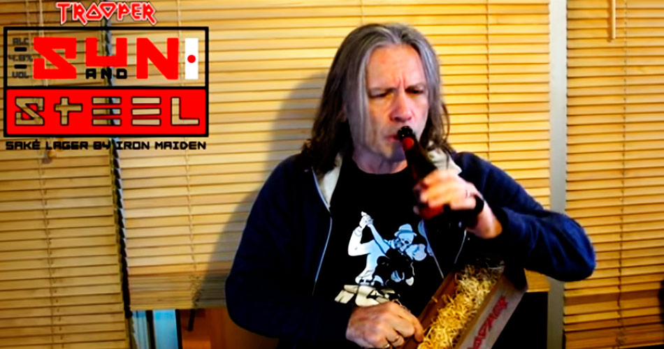 Bruce Dickinson aparece em vídeo provando cerveja de saquê do Iron Maiden
