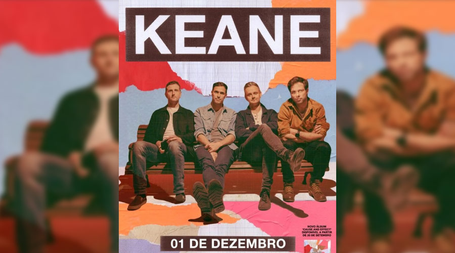 Keane confirma show único no Brasil para dezembro