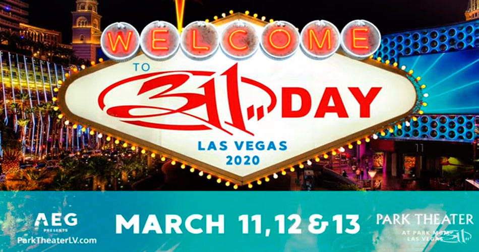 311 celebra 30 anos de estrada com série de shows em Las Vegas
