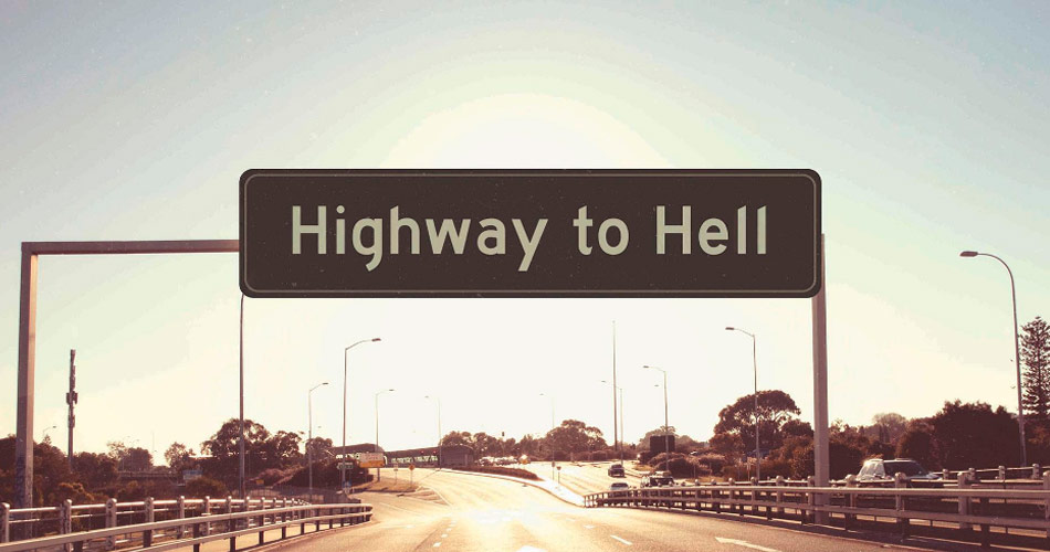 Estrada vira “Highway To Hell” em homenagem a lendário vocalista do AC/DC
