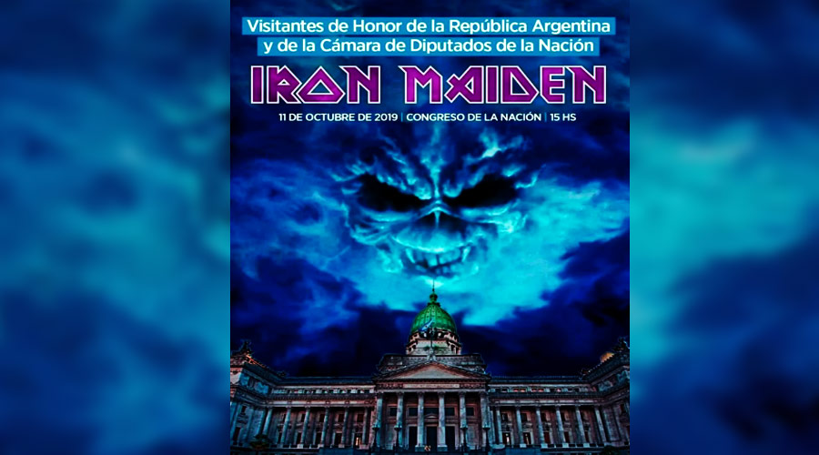 Congresso da Argentina prepara homenagem ao Iron Maiden