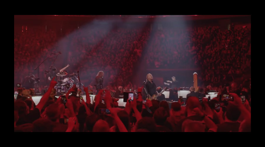 Metallica libera trecho de show que chegará aos cinemas na semana que vem