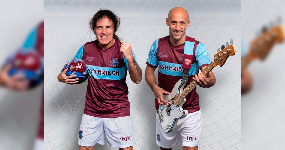 West Ham lança uniforme personalizado do Iron Maiden