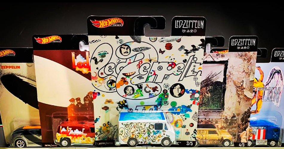 Brincadeira pesada: chegaram os Hot Wheels do Led Zeppelin